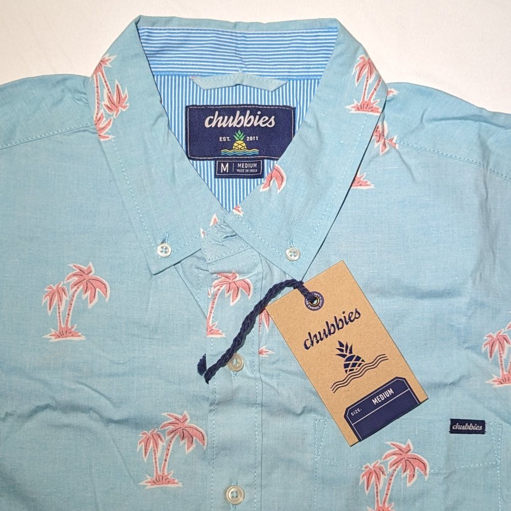 Chubbies Palm Tree Friday Shirt M